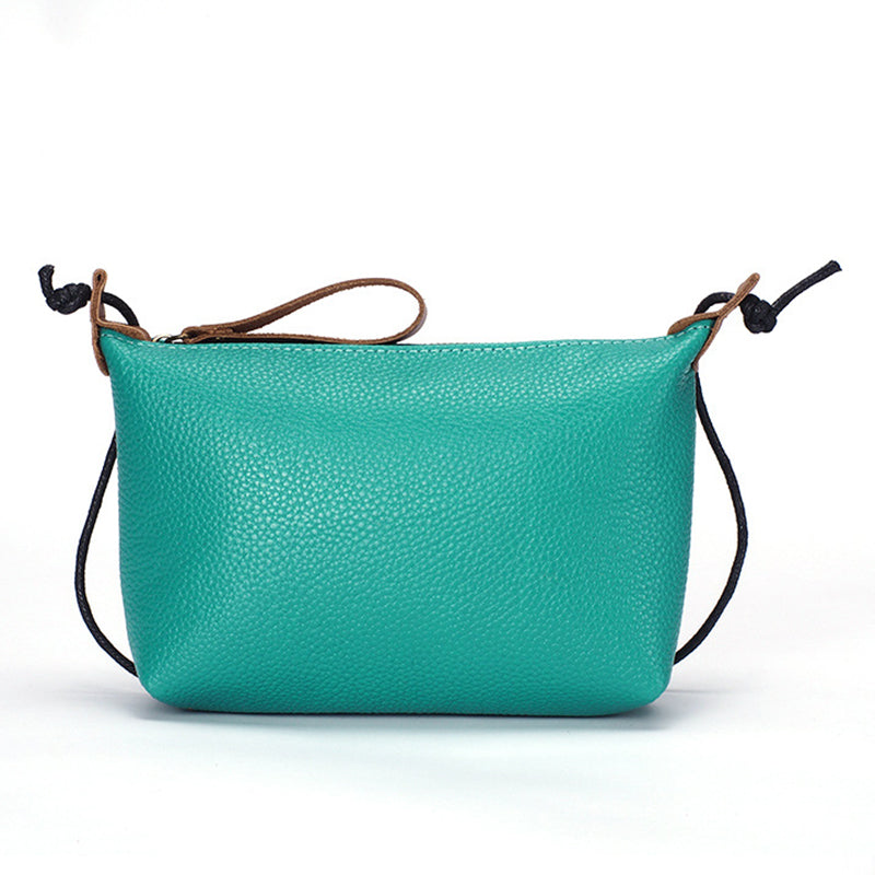 277 Simple Stylish Cowhide Leather Women Crossbody Bag Cosmetic Phone Zipper Carrying Bag 277 Simple Stylish Cowhide Leather Women Crossbody Bag Cosmetic Phone Zipper Carrying Bag